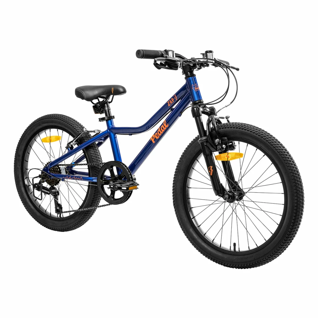 Pedal Zap 20" Kids Bike Blue/Orange 1 Pedal Zap 20" Kids Bike Blue/Orange