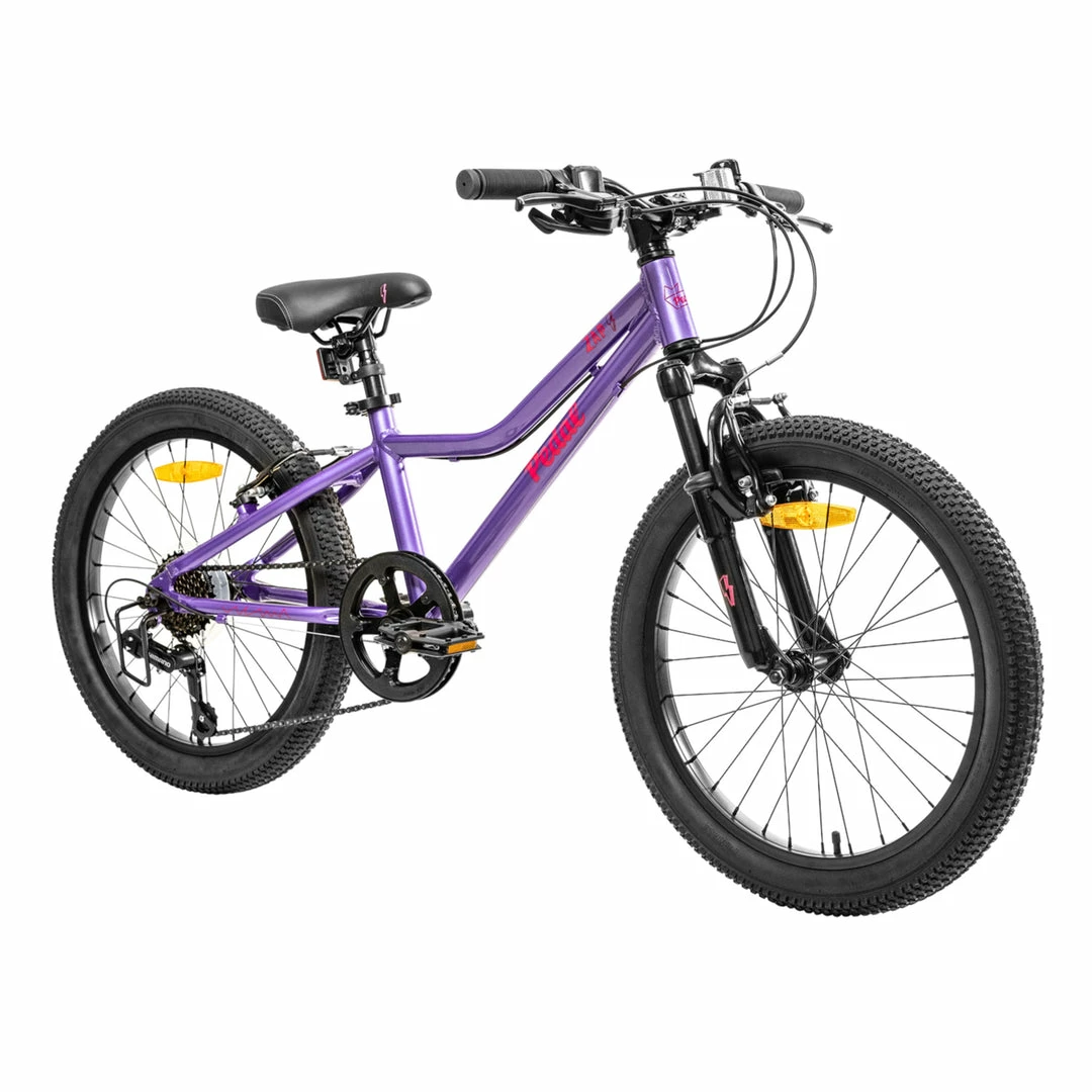 Pedal Zap 20" Kids Bike Purple/Pink 1 Pedal Zap 20" Kids Bike Purple/Pink