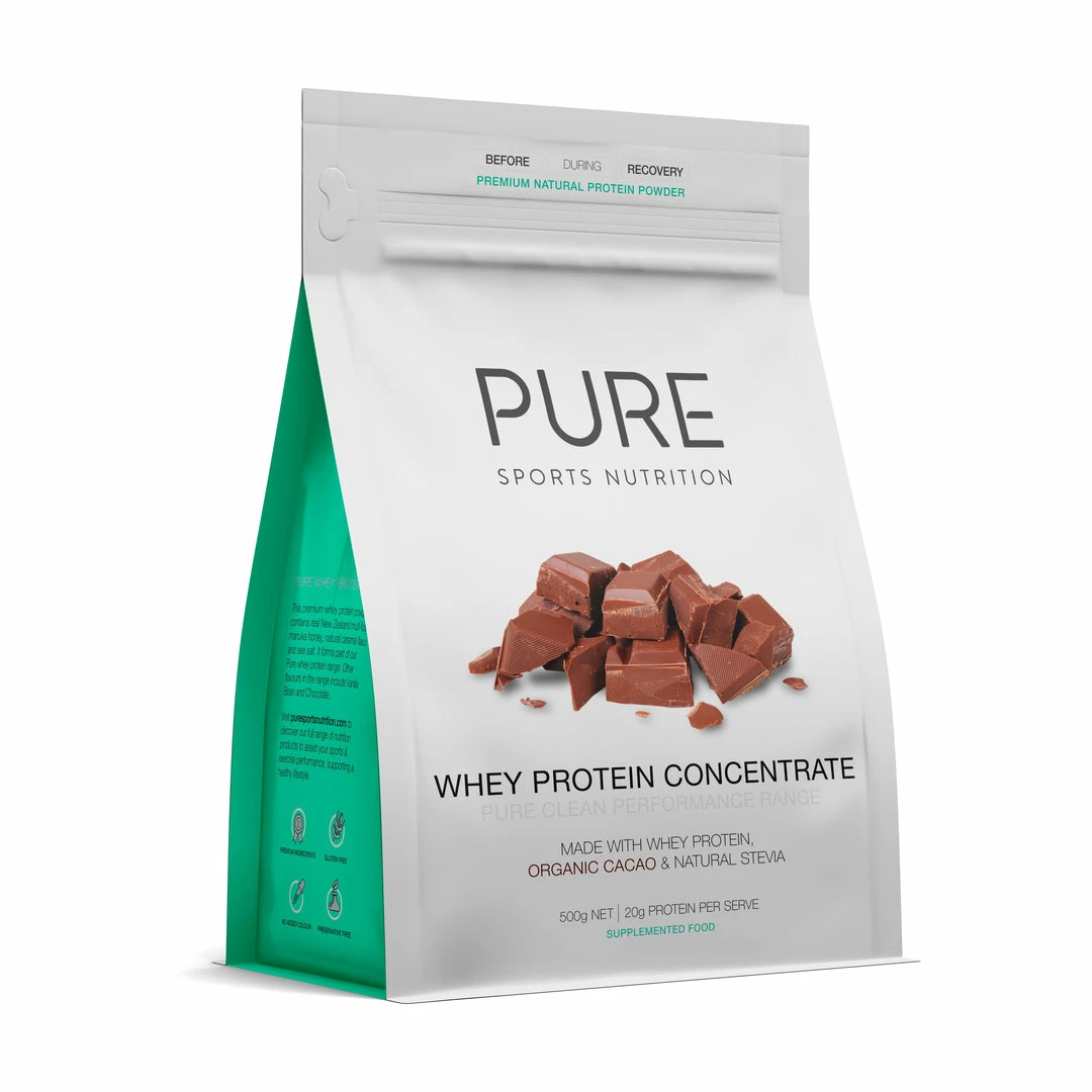 Accessories Pure Whey Protein Pouch Chocolate 500g 1 Accessories Pure Whey Protein Pouch Chocolate 500g