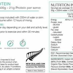 Accessories Pure Whey Protein Pouch Chocolate 500g