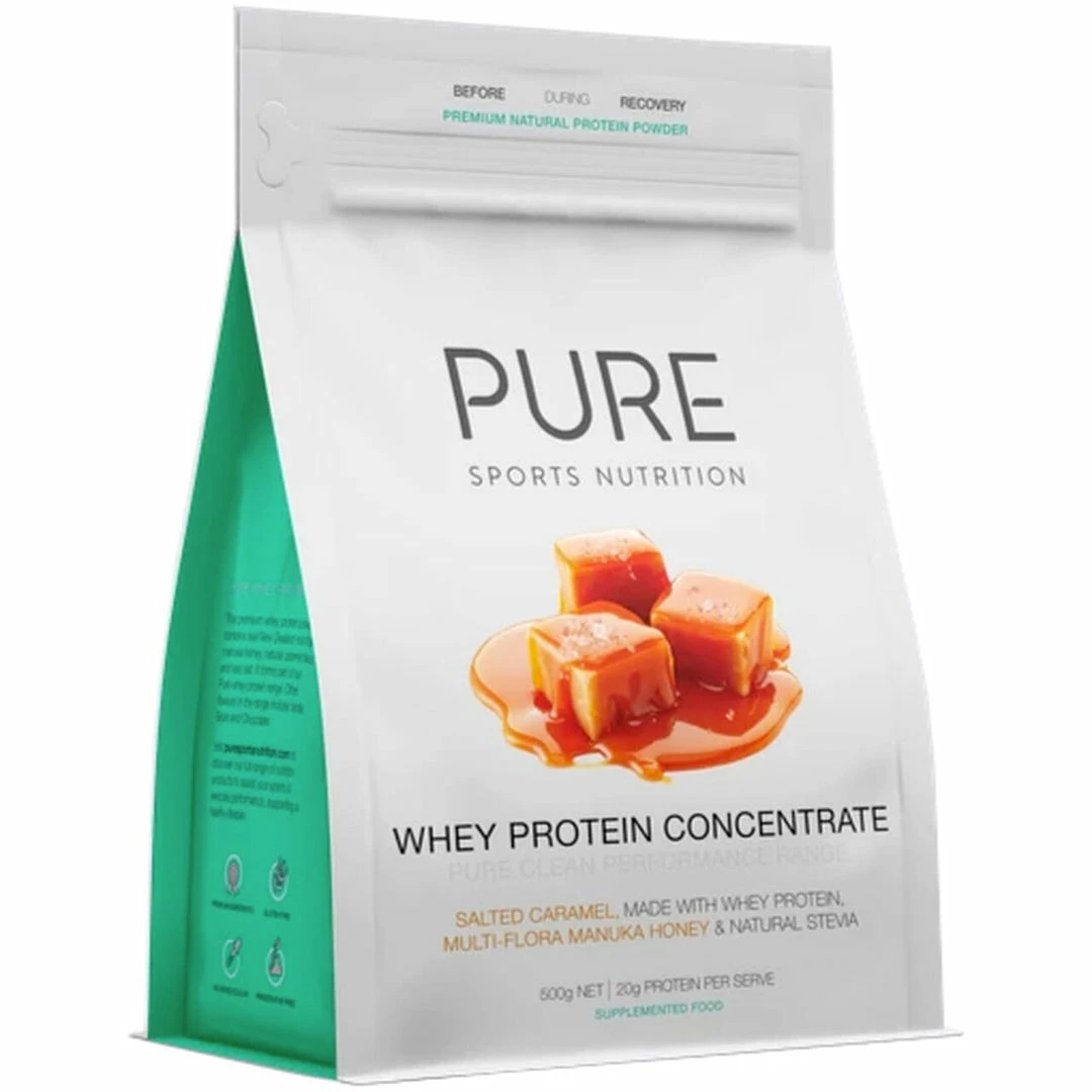 Pure Whey Protein Pouch Salted Caramel 500g Accessories 1 Pure Whey Protein Pouch Salted Caramel 500g Accessories