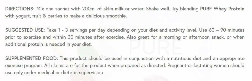 Pure Whey Protein Pouch Salted Caramel 500g Accessories 3 Pure Whey Protein Pouch Salted Caramel 500g Accessories
