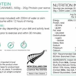 Pure Whey Protein Pouch Salted Caramel 500g Accessories