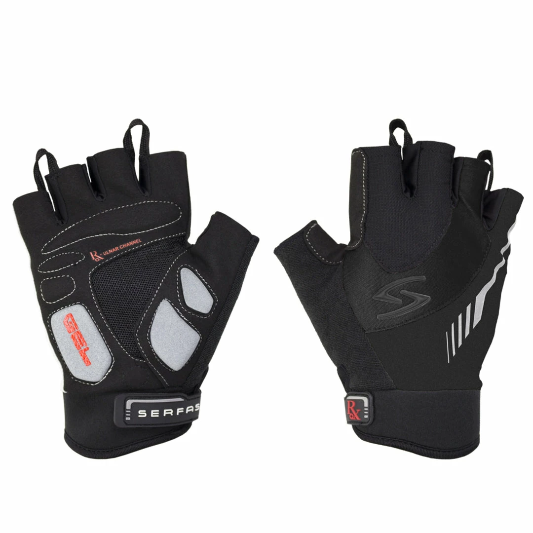 Serfas Gloves Rx-8 Black LG 1 Serfas Gloves Rx-8 Black LG
