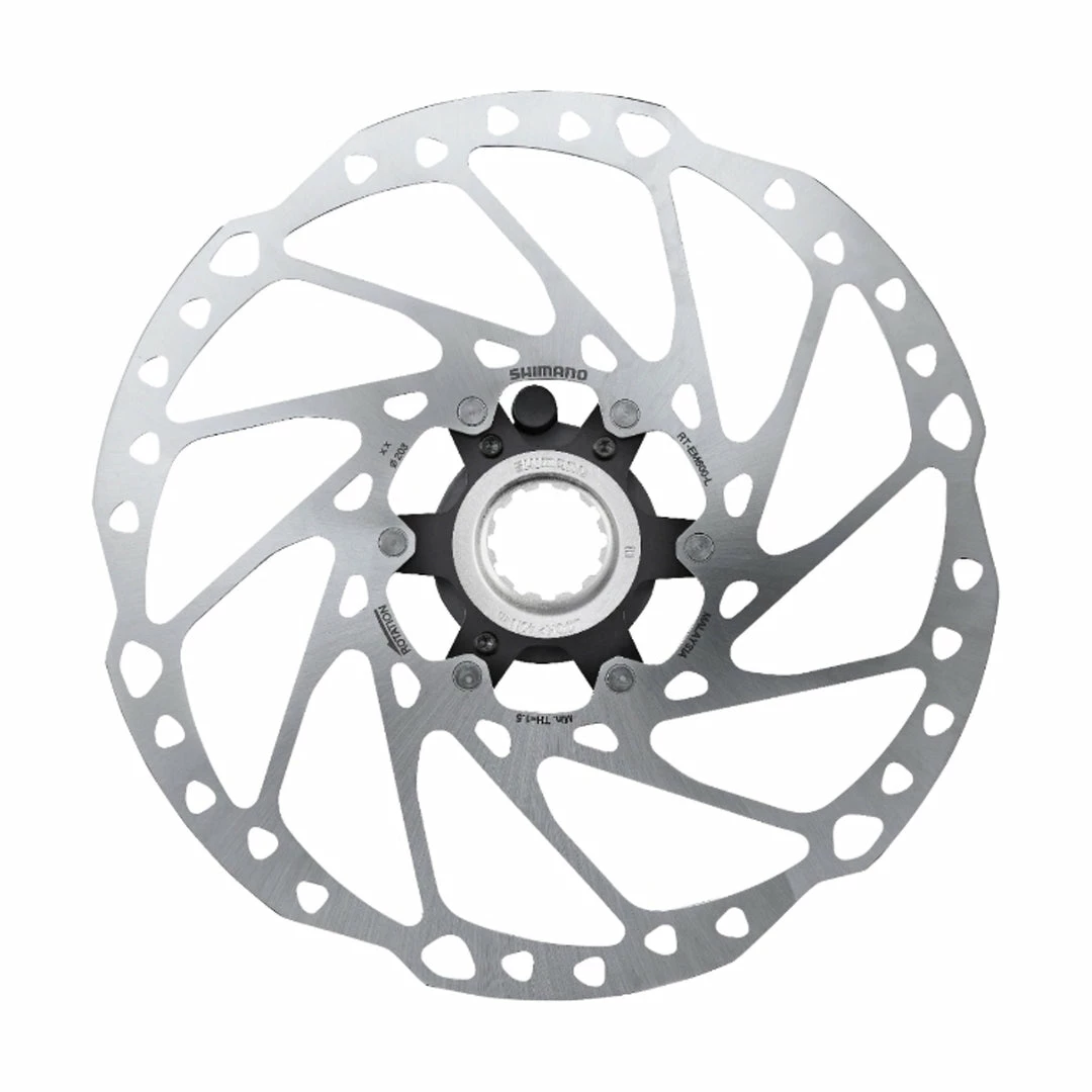 Brakes Shimano RT-EM600 Disc Brake Rotor E-Bike STEPS 203mm Centrelock 1 Brakes Shimano RT-EM600 Disc Brake Rotor E-Bike STEPS 203mm Centrelock