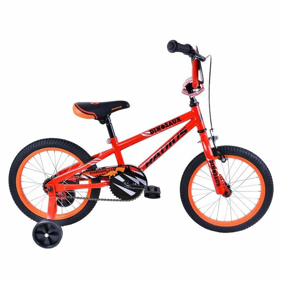 Bikes Radius Dinosaur 16" Kids Bike Red/Black/Orange 1 Bikes Radius Dinosaur 16" Kids Bike Red/Black/Orange