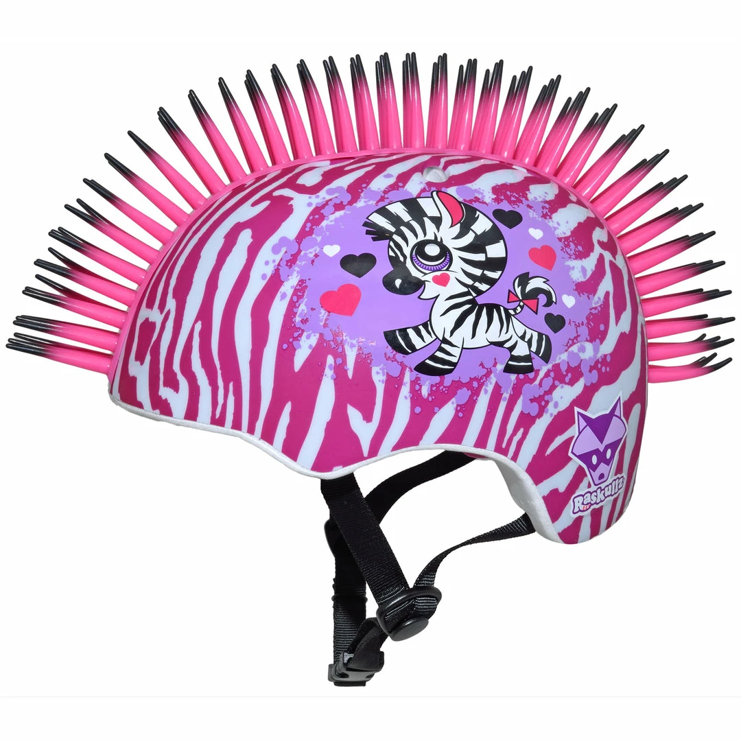 C-Preme Raskullz Zebra Mohawk White Child Helmet Helmets 3 C-Preme Raskullz Zebra Mohawk White Child Helmet Helmets