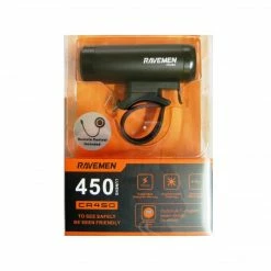 Bike Essentials Ravemen Front Light CR450 With Remote Control