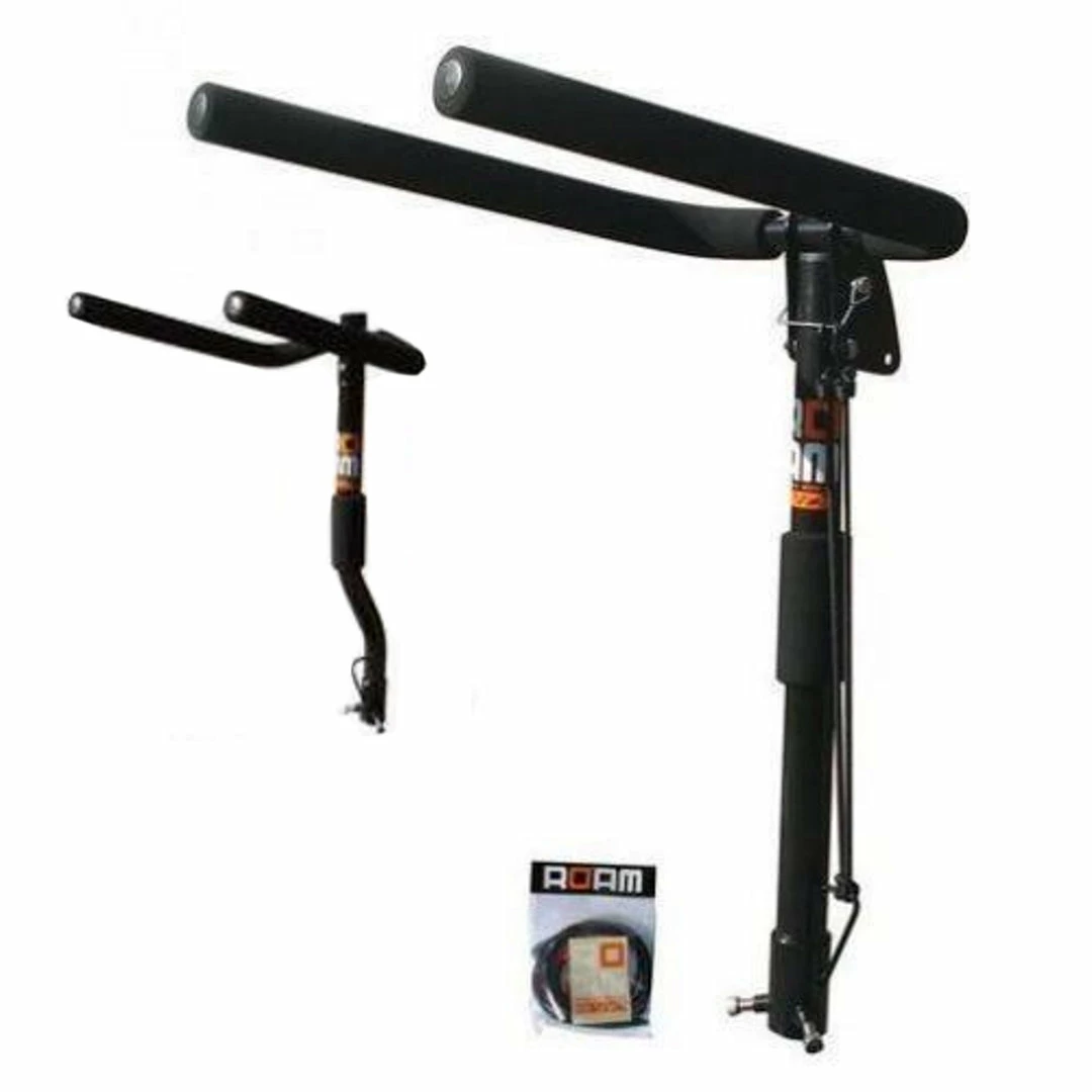 Towball Mounted Bike Racks Roam Folding 4 Bike Rack With 100mm Spare Tyre Offset 1 Towball Mounted Bike Racks Roam Folding 4 Bike Rack With 100mm Spare Tyre Offset