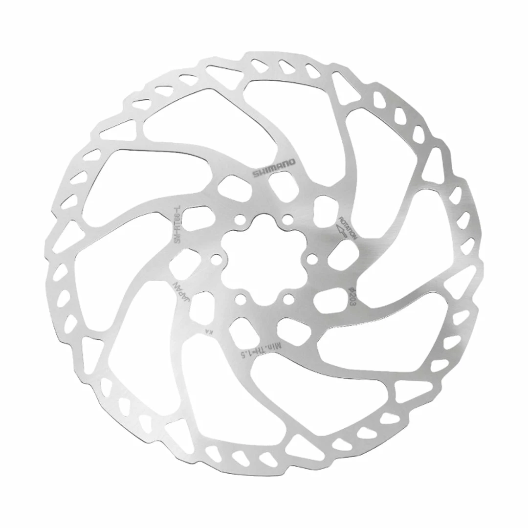 Shimano SM-RT66 Disc Brake Rotor MTB SLX 203mm 6-bolt 1 Shimano SM-RT66 Disc Brake Rotor MTB SLX 203mm 6-bolt