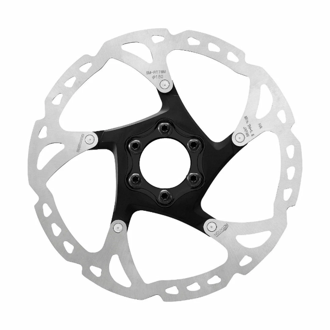 Shimano SM-RT76 Disc Brake Rotor MTB XT 203mm 6-bolt 1 Shimano SM-RT76 Disc Brake Rotor MTB XT 203mm 6-bolt