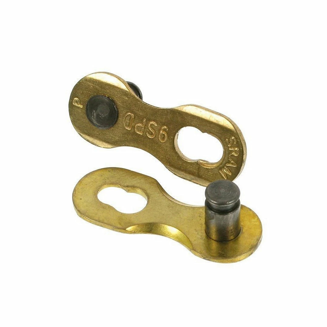 SRAM Chain Connector Powerlink 9 Speed Gold 1 SRAM Chain Connector Powerlink 9 Speed Gold
