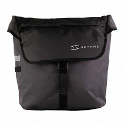 Accessories Serfas Pannier Double Bag Black 9 Accessories Serfas Pannier Double Bag Black