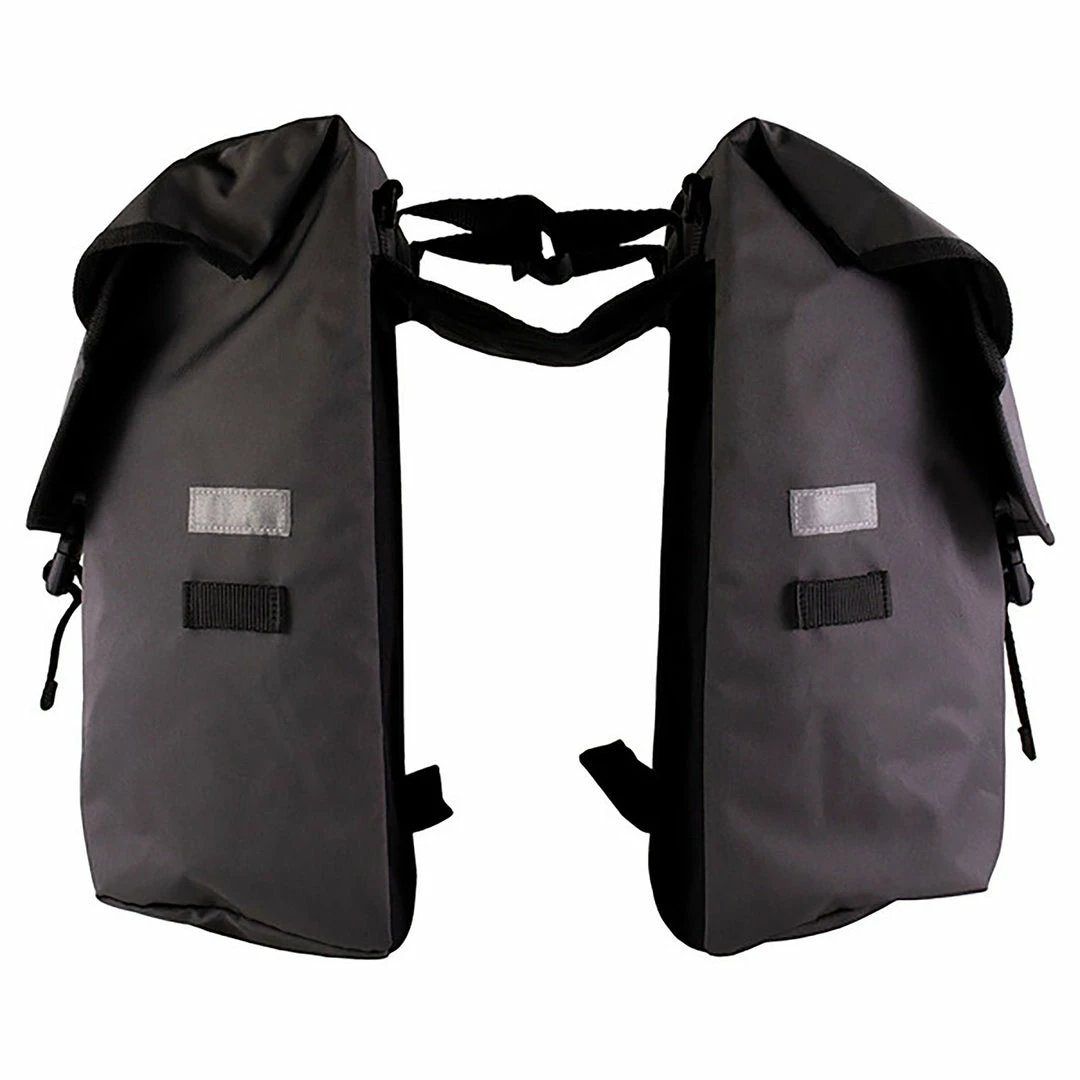 Accessories Serfas Pannier Double Bag Black 2 Accessories Serfas Pannier Double Bag Black
