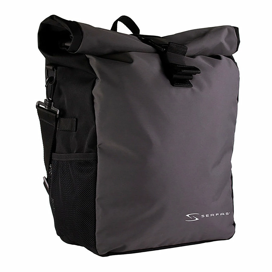 Accessories Serfas Pannier Single Bag Black 1 Accessories Serfas Pannier Single Bag Black