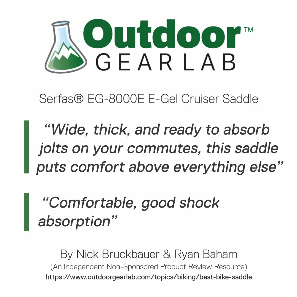 Serfas Saddle E-Gel Cruiser 9 Serfas Saddle E-Gel Cruiser