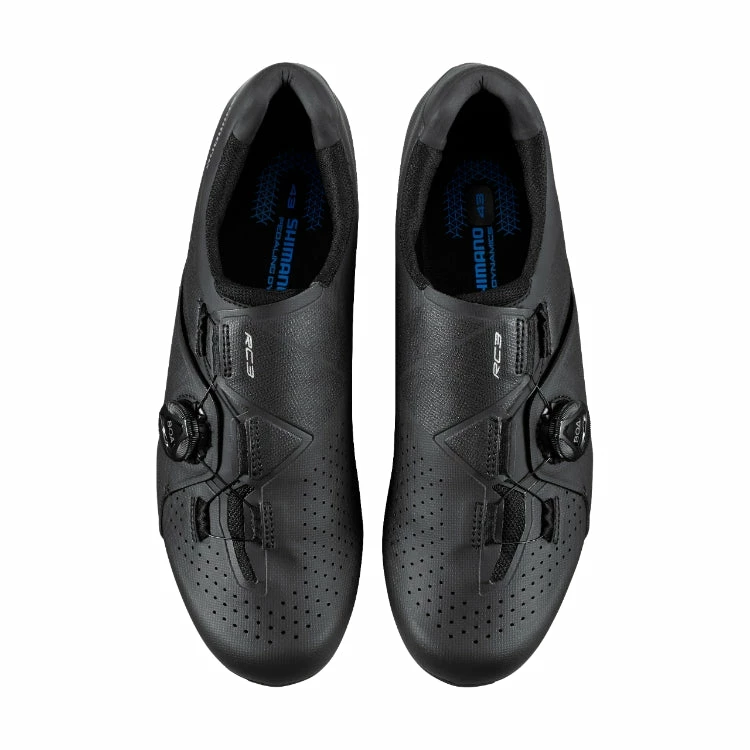Apparel Shimano RC300 E-Wide Road Shoes Black 2 Apparel Shimano RC300 E-Wide Road Shoes Black