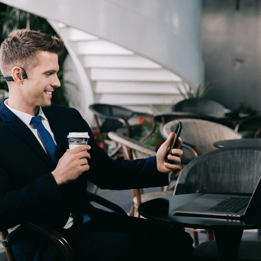 Shokz OpenComm Bone Conduction Bluetooth Headphones Black Computers & Electrical 11 Shokz OpenComm Bone Conduction Bluetooth Headphones Black Computers & Electrical