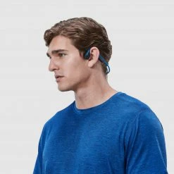 Shokz OpenMove Bone Conduction Bluetooth Headphones Blue 25 Shokz OpenMove Bone Conduction Bluetooth Headphones Blue