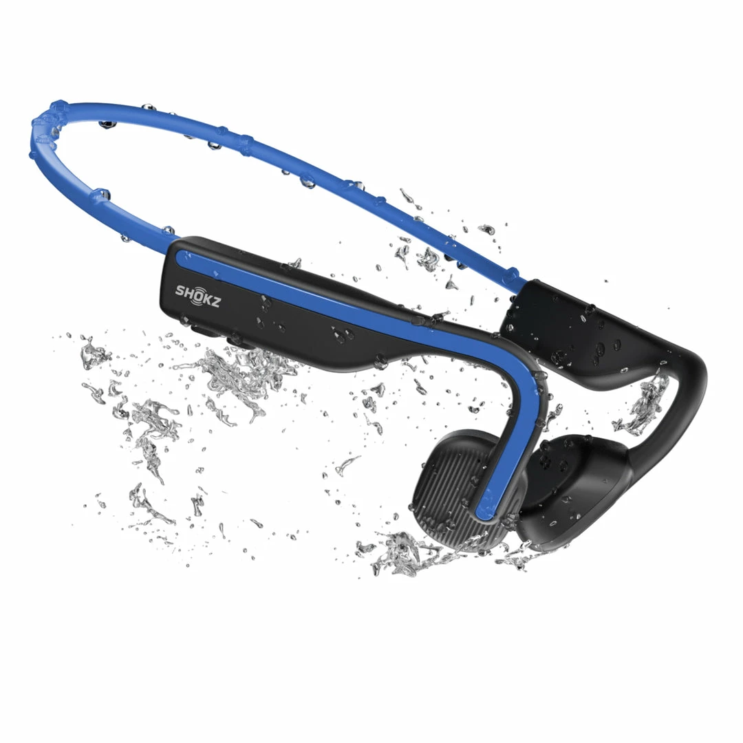 Shokz OpenMove Bone Conduction Bluetooth Headphones Blue 9 Shokz OpenMove Bone Conduction Bluetooth Headphones Blue