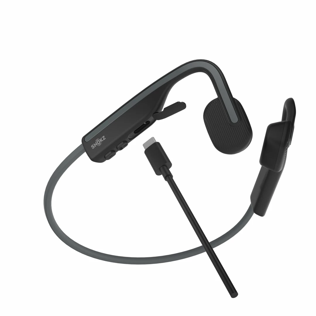 Shokz OpenMove Bone Conduction Bluetooth Headphones Grey 15 Shokz OpenMove Bone Conduction Bluetooth Headphones Grey