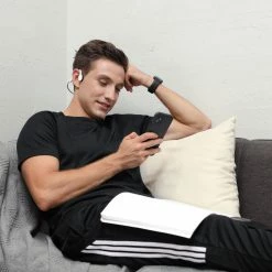 Shokz OpenMove Bone Conduction Bluetooth Headphones White Computers & Electrical 27 Shokz OpenMove Bone Conduction Bluetooth Headphones White Computers & Electrical