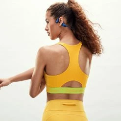 Shokz OpenRun Bone Conduction Bluetooth Headphones Blue 18 Shokz OpenRun Bone Conduction Bluetooth Headphones Blue