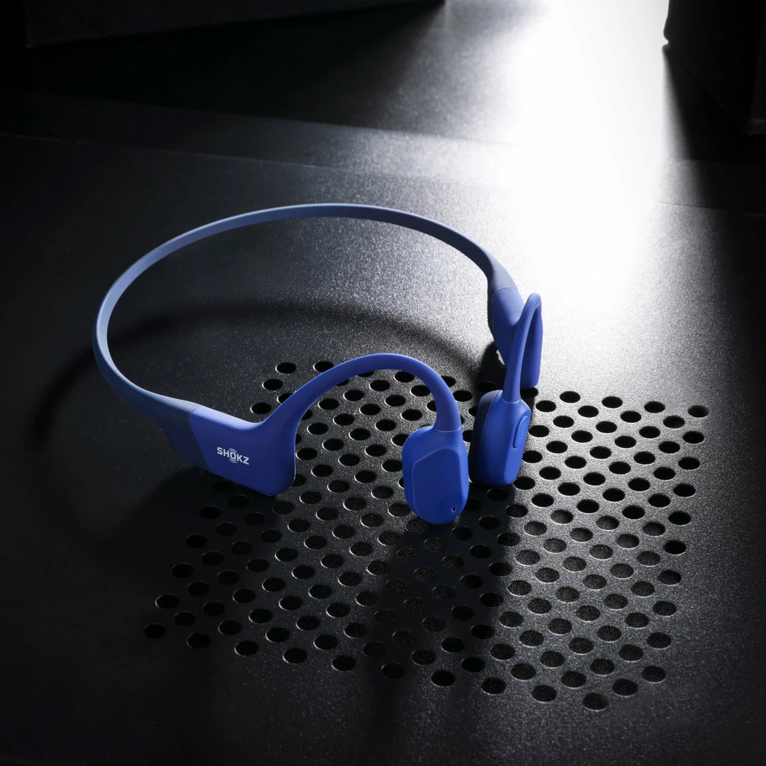 Shokz OpenRun Bone Conduction Bluetooth Headphones Blue 13 Shokz OpenRun Bone Conduction Bluetooth Headphones Blue