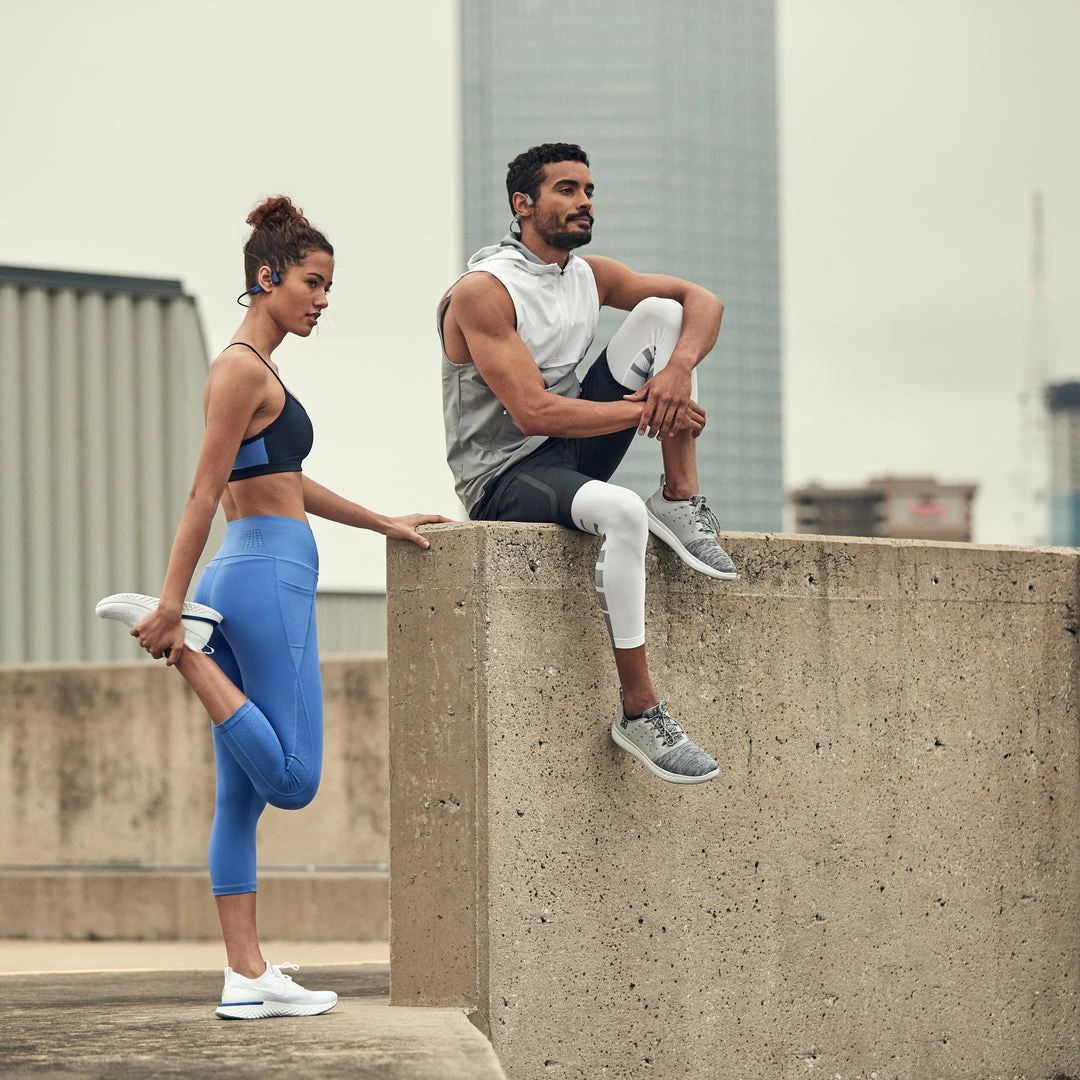 Shokz OpenRun Bone Conduction Bluetooth Headphones Grey 6 Shokz OpenRun Bone Conduction Bluetooth Headphones Grey