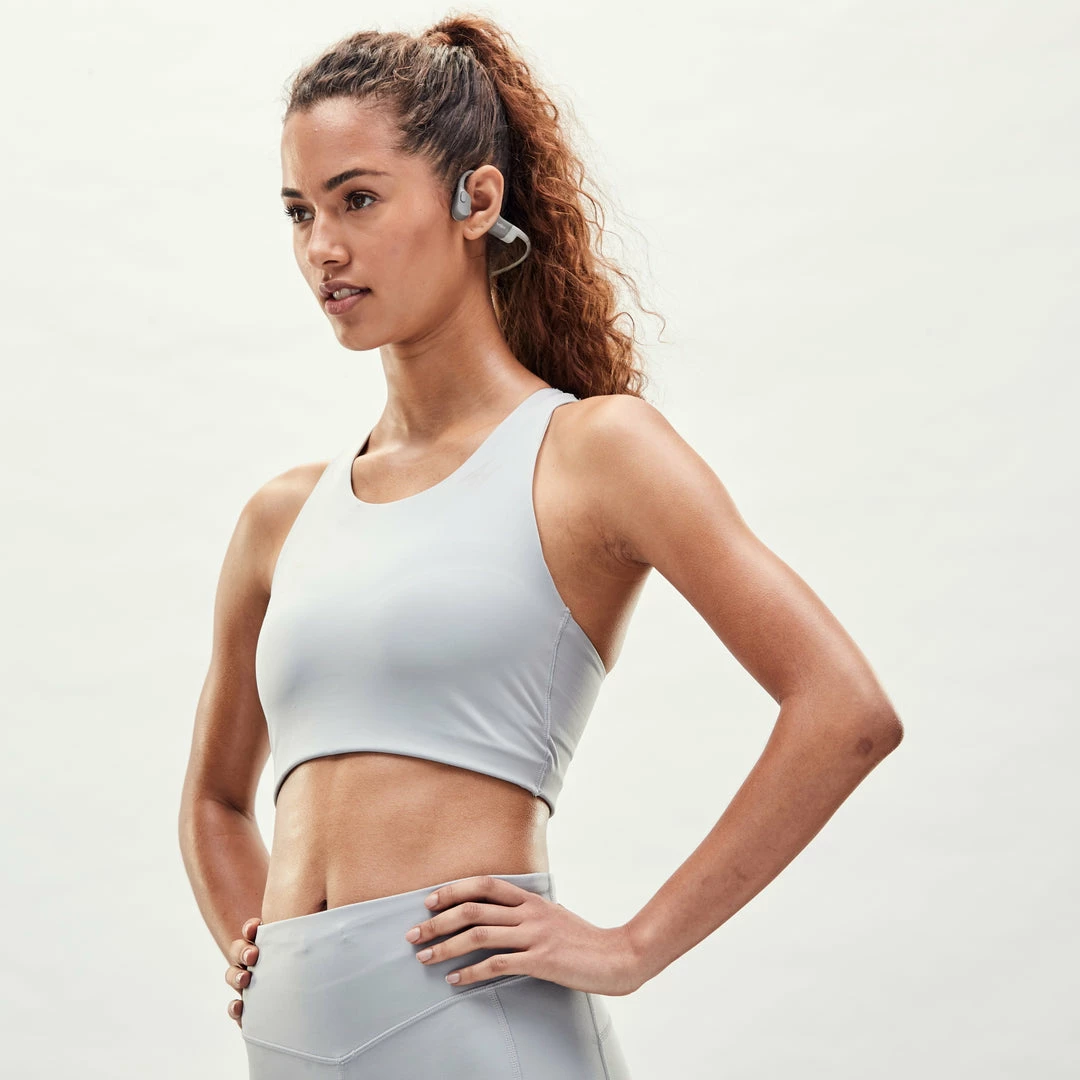 Shokz OpenRun Bone Conduction Bluetooth Headphones Grey 4 Shokz OpenRun Bone Conduction Bluetooth Headphones Grey