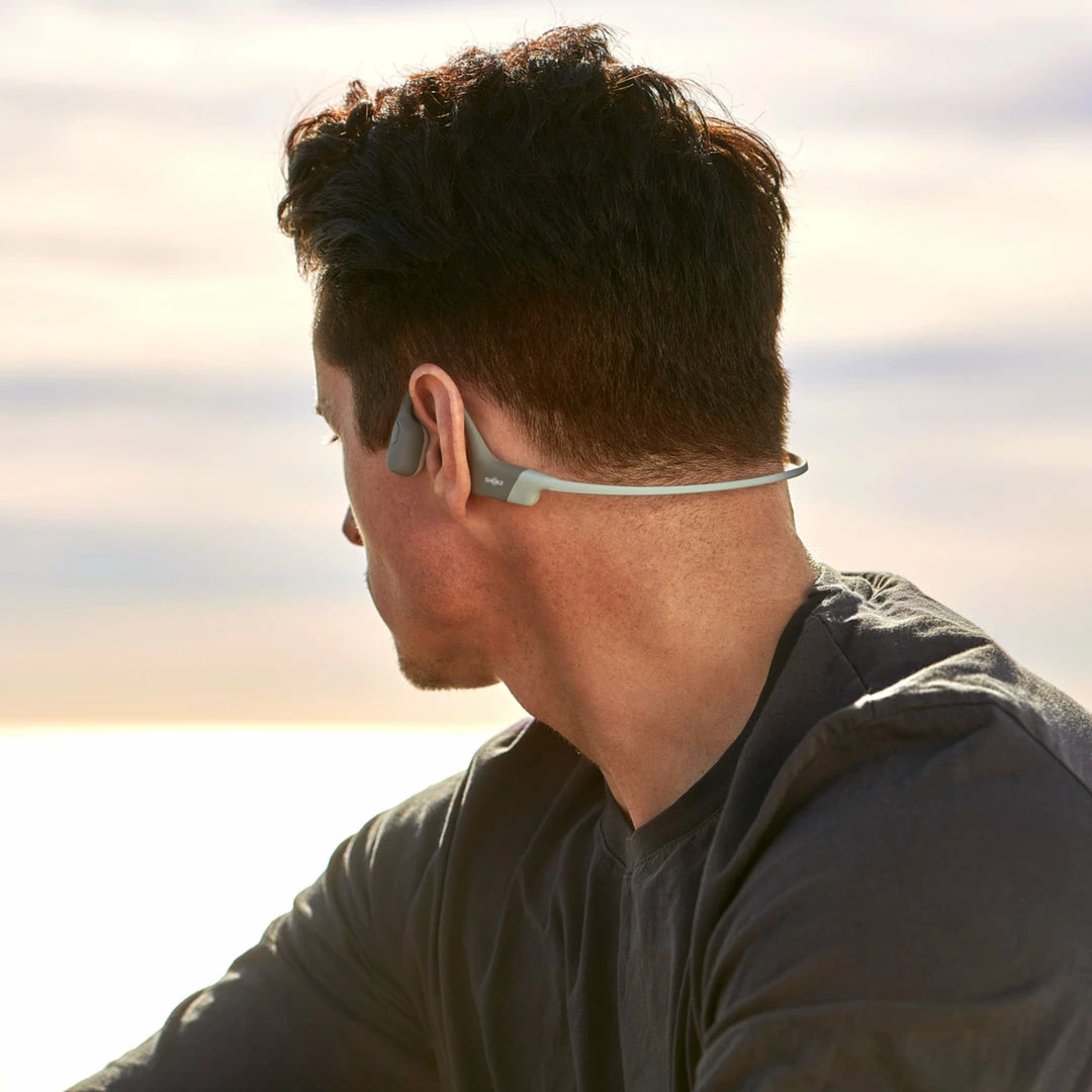 Shokz OpenRun Bone Conduction Bluetooth Headphones Grey 14 Shokz OpenRun Bone Conduction Bluetooth Headphones Grey