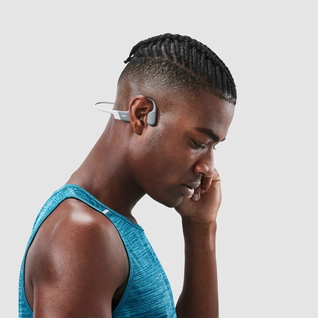 Shokz OpenRun Bone Conduction Bluetooth Headphones Grey 11 Shokz OpenRun Bone Conduction Bluetooth Headphones Grey