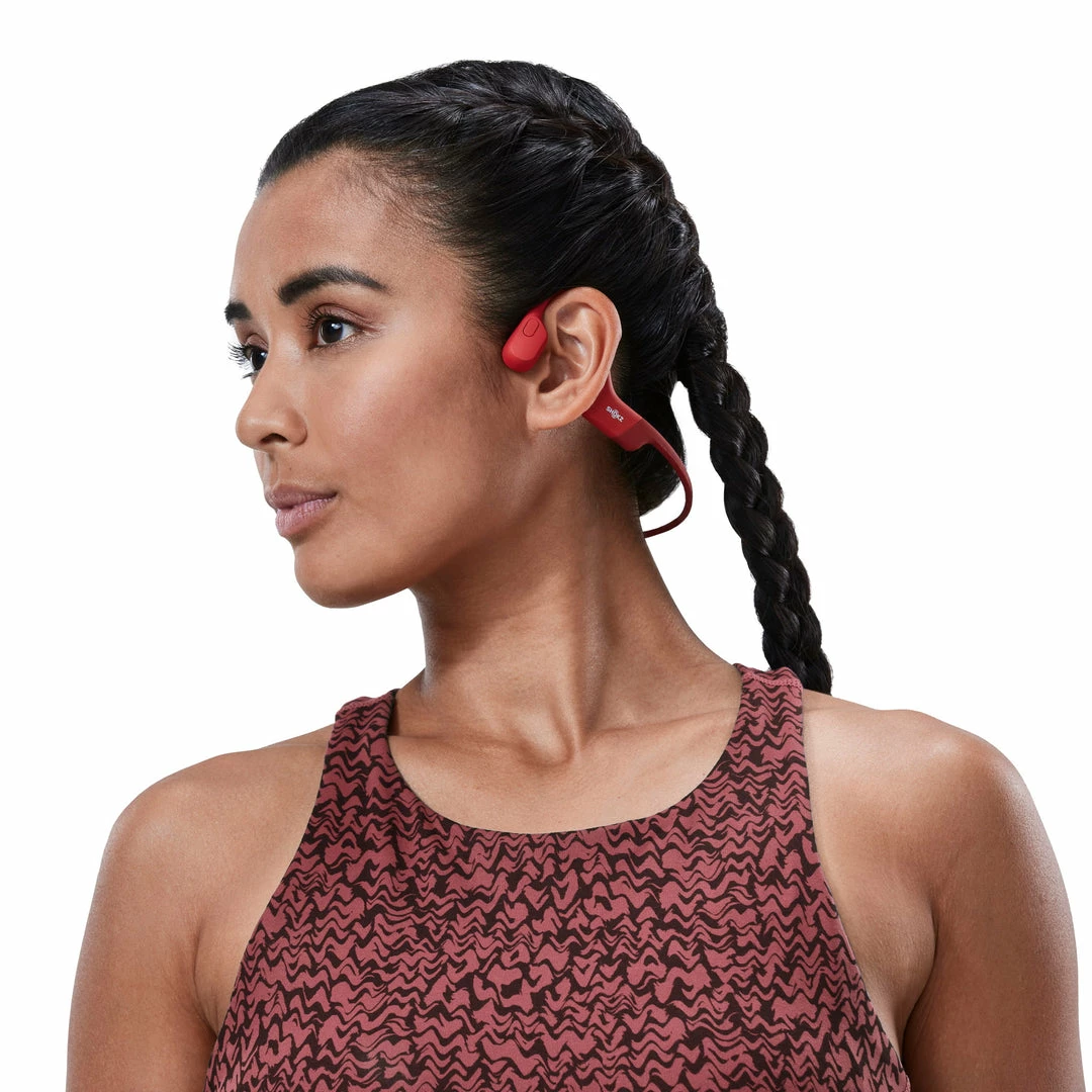 Shokz OpenRun Bone Conduction Bluetooth Headphones Red Computers & Electrical 12 Shokz OpenRun Bone Conduction Bluetooth Headphones Red Computers & Electrical