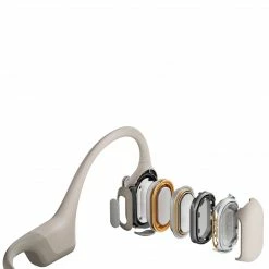 Shokz OpenRun PRO Bone Conduction Bluetooth Headphones Beige Computers & Electrical 14 Shokz OpenRun PRO Bone Conduction Bluetooth Headphones Beige Computers & Electrical