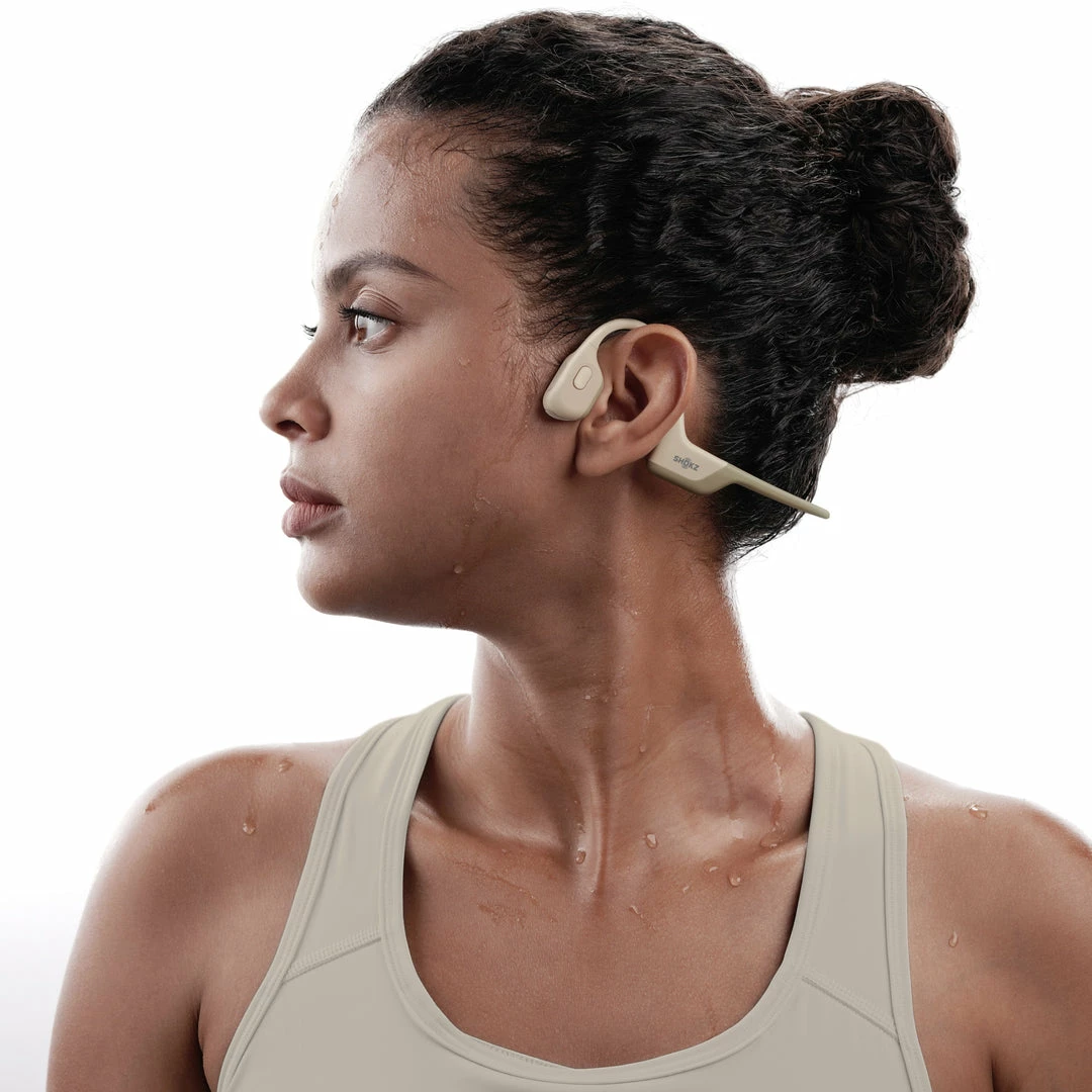 Shokz OpenRun PRO Bone Conduction Bluetooth Headphones Beige Computers & Electrical 7 Shokz OpenRun PRO Bone Conduction Bluetooth Headphones Beige Computers & Electrical