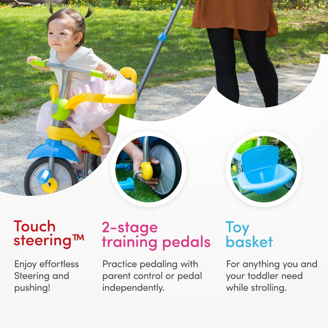 99bikes.co.nz Smartrike Lollipop 3 In 1 Tricycle Green/Yellow 3 99bikes.co.nz Smartrike Lollipop 3 In 1 Tricycle Green/Yellow