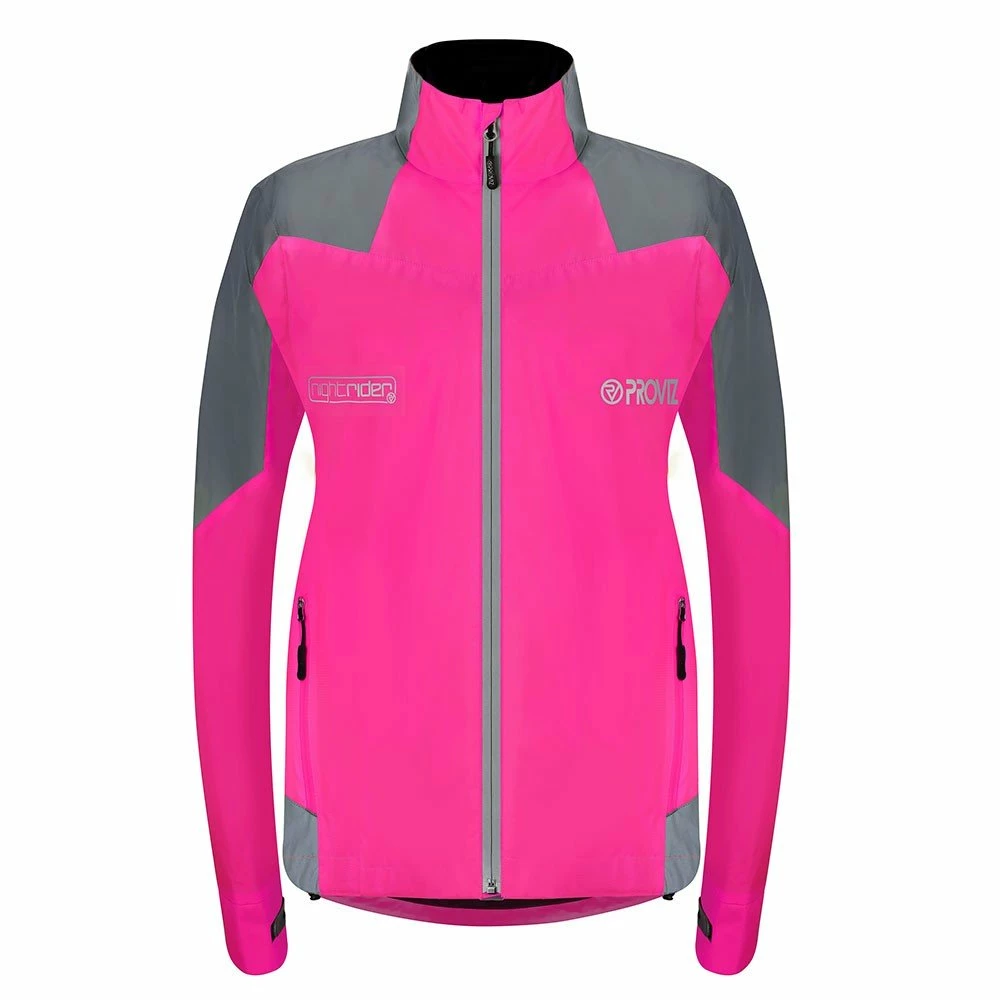 Proviz Jacket Nightrider WMN Pink 10 Apparel 1 Proviz Jacket Nightrider WMN Pink 10 Apparel