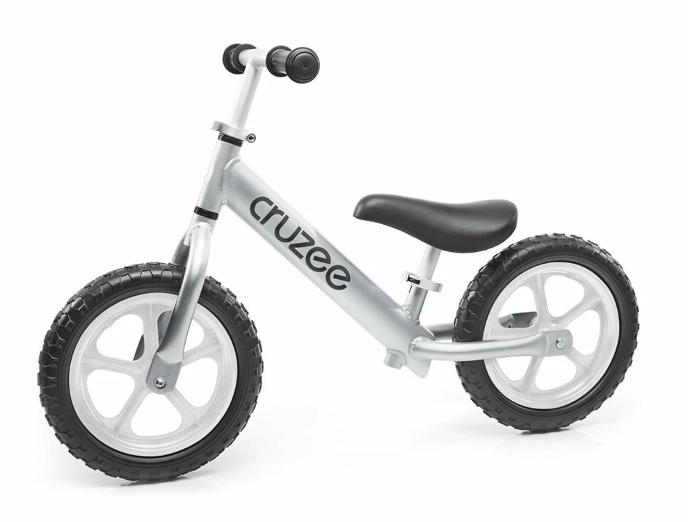 Cruzee Balance Bike Silver 1 Cruzee Balance Bike Silver