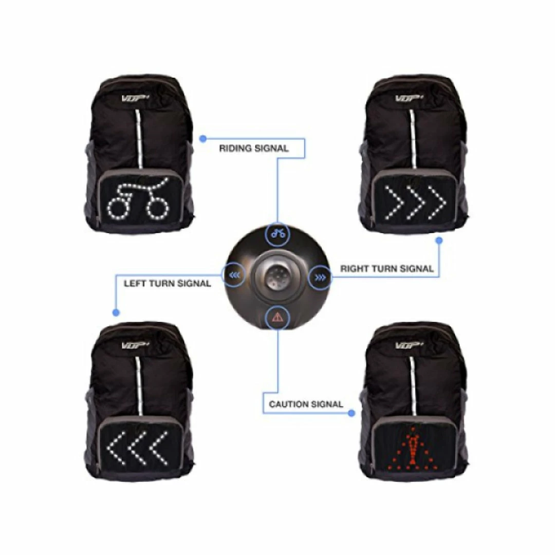 99bikes.co.nz Accessories Vup+ Backpack With Lights - Black 2 99bikes.co.nz Accessories Vup+ Backpack With Lights - Black