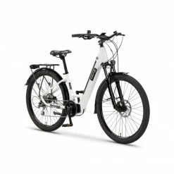 Velectrix Urban X Step-Through Electric Hybrid Bike 490Wh Battery White (2022) Bikes