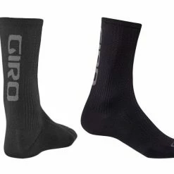 Apparel Giro HRC Hi-Rise Team Socks Black With Dark Shadow