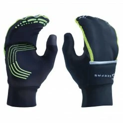 Serfas Gloves FF Hideaway W/Mitt Black MD Apparel