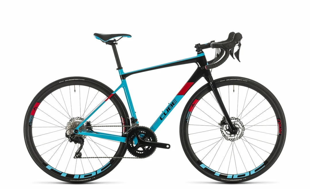 Bikes Cube Axial WS GTC Pro Road Bike Light Blue'n'Red (2020) 1 Bikes Cube Axial WS GTC Pro Road Bike Light Blue'n'Red (2020)