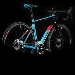 Bikes Cube Axial WS GTC Pro Road Bike Light Blue'n'Red (2020)