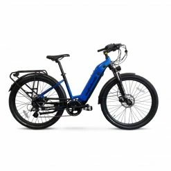 Watt Wheels Bighorn LS Hub Drive 500Wh Battery Electric Blue Bikes