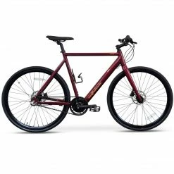 Bikes Watt Wheels Omnia Commuter Electric Bike 250wh Battery Red