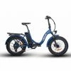 Watt Wheels Scout LS Folding Electric Bike 624wh Battery Matt Blue Bikes