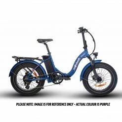 Bikes Watt Wheels Scout LS Folding Electric Bike 624wh Battery Purple