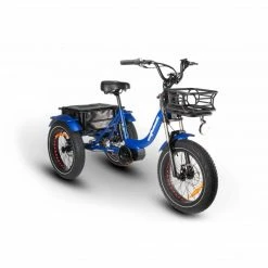 Watt Wheels XT Electric Trike Matt Blue Bikes