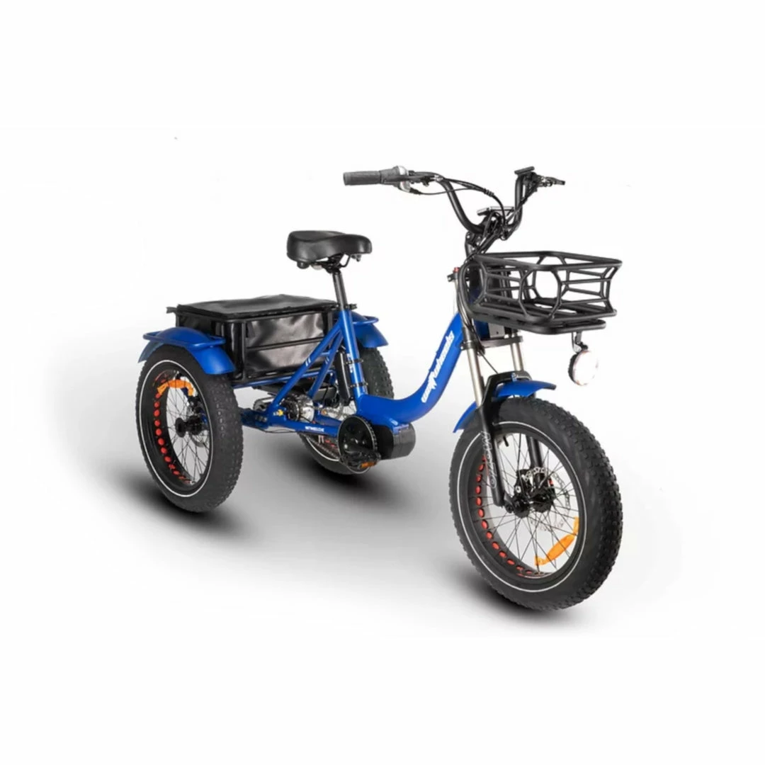 Watt Wheels XT Electric Trike Matt Blue Bikes 1 Watt Wheels XT Electric Trike Matt Blue Bikes
